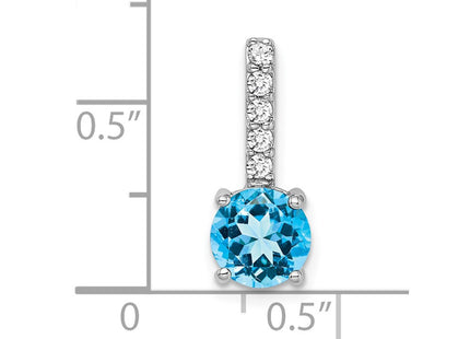 14k White Gold Pendants Style PM7036 - Classique Jewelry Inc.