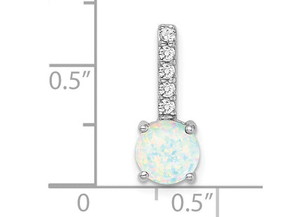 14k White Gold Pendants Style PM7036 - Classique Jewelry Inc.