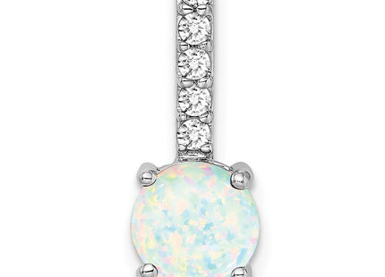 14k White Gold Pendants Style PM7036 - Classique Jewelry Inc.