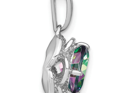 14k White Gold Pendants Style PM7037 - Classique Jewelry Inc.