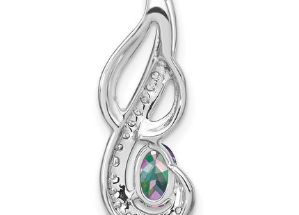 14k White Gold Pendants Style PM7042 - Classique Jewelry Inc.