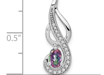 14k White Gold Pendants Style PM7042 - Classique Jewelry Inc.
