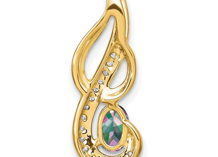 14k Yellow Gold Pendants Style PM7042 - Classique Jewelry Inc.