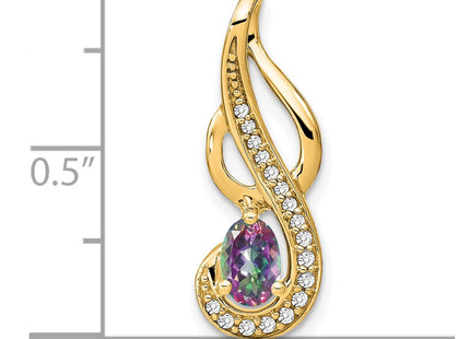 14k Yellow Gold Pendants Style PM7042 - Classique Jewelry Inc.