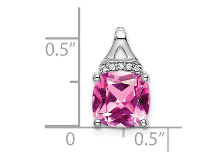 14k White Gold Pendants Style PM7043 - Classique Jewelry Inc.