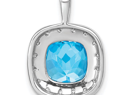 14k White Gold Pendants Style PM7044 - Classique Jewelry Inc.