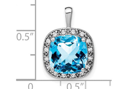 14k White Gold Pendants Style PM7044 - Classique Jewelry Inc.