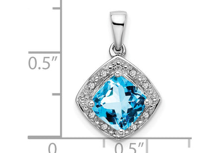 14k White Gold Pendants Style PM7045 - Classique Jewelry Inc.