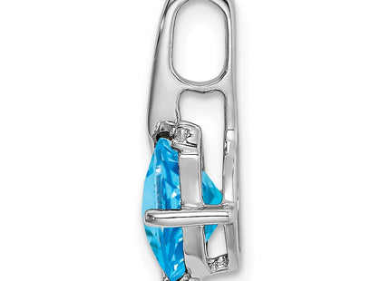 14k White Gold Pendants Style PM7046 - Classique Jewelry Inc.