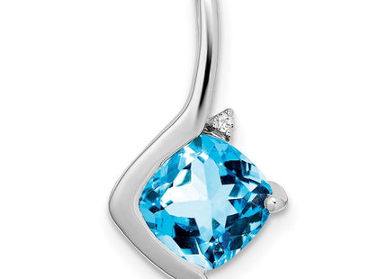 14k White Gold Pendants Style PM7046 - Classique Jewelry Inc.