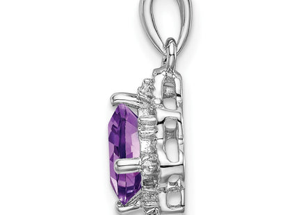 14k White Gold Pendants Style PM7047 - Classique Jewelry Inc.
