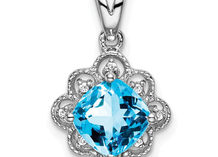 14k White Gold Pendants Style PM7047 - Classique Jewelry Inc.