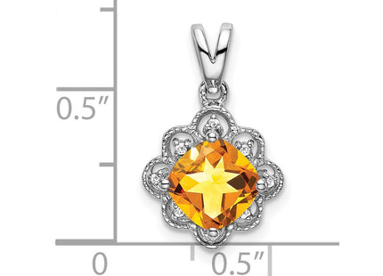 14k White Gold Pendants Style PM7047 - Classique Jewelry Inc.