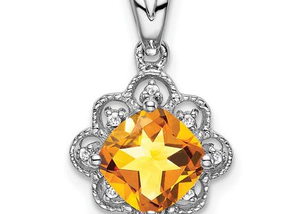 14k White Gold Pendants Style PM7047 - Classique Jewelry Inc.