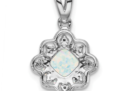 14k White Gold Pendants Style PM7047 - Classique Jewelry Inc.