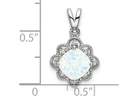 14k White Gold Pendants Style PM7047 - Classique Jewelry Inc.