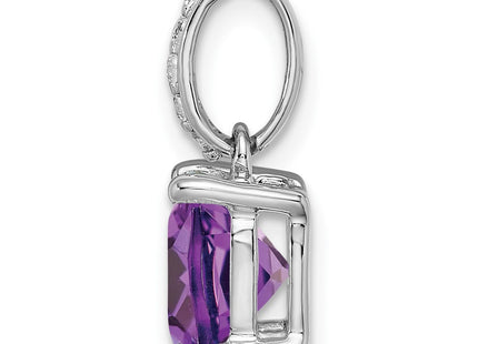 14k White Gold Pendants Style PM7048 - Classique Jewelry Inc.