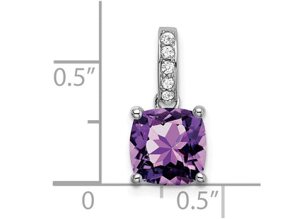 14k White Gold Pendants Style PM7048 - Classique Jewelry Inc.