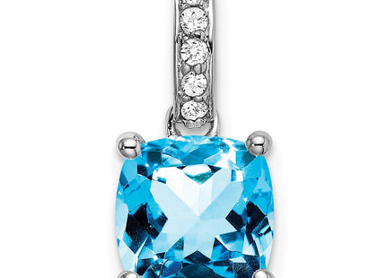 14k White Gold Pendants Style PM7048 - Classique Jewelry Inc.