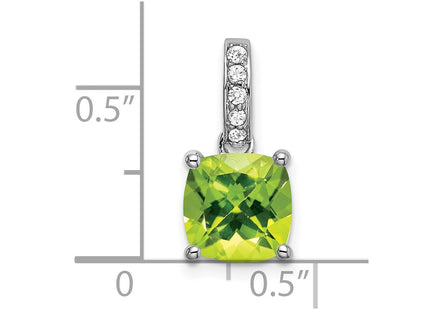 14k White Gold Pendants Style PM7048 - Classique Jewelry Inc.