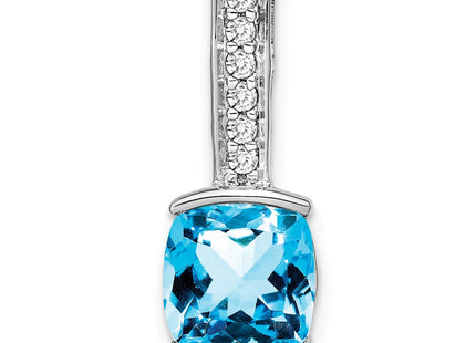 14k White Gold Pendants Style PM7049 - Classique Jewelry Inc.