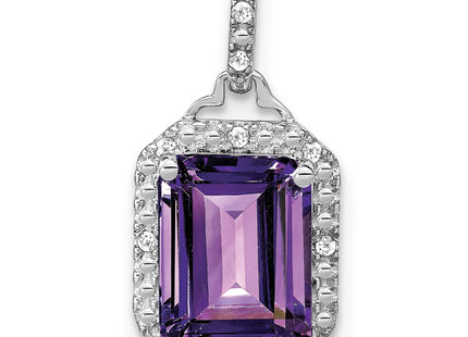14k White Gold Pendants Style PM7051 - Classique Jewelry Inc.