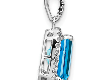 14k White Gold Pendants Style PM7051 - Classique Jewelry Inc.