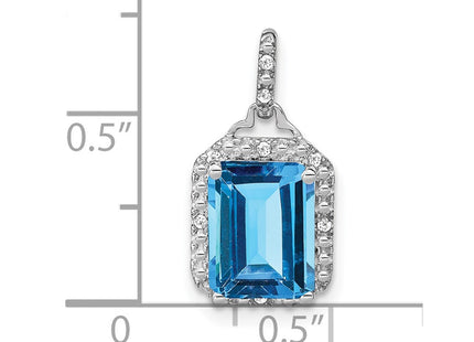 14k White Gold Pendants Style PM7051 - Classique Jewelry Inc.