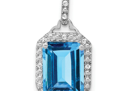 14k White Gold Pendants Style PM7051 - Classique Jewelry Inc.