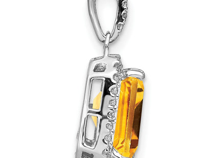 14k White Gold Pendants Style PM7051 - Classique Jewelry Inc.