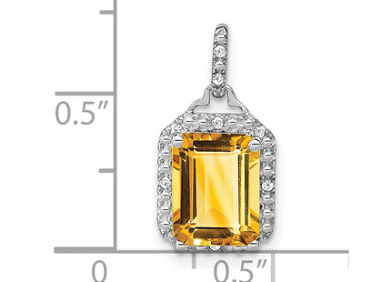 14k White Gold Pendants Style PM7051 - Classique Jewelry Inc.