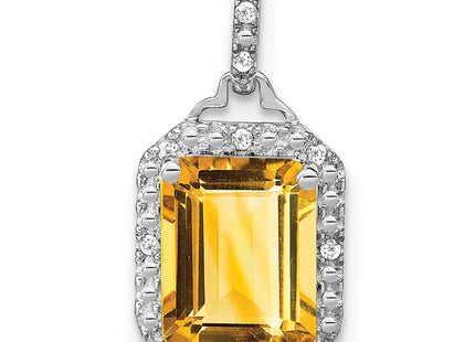14k White Gold Pendants Style PM7051 - Classique Jewelry Inc.