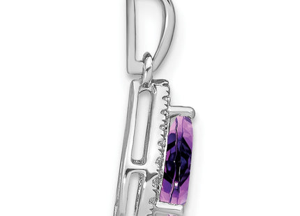 14k White Gold Pendants Style PM7052 - Classique Jewelry Inc.