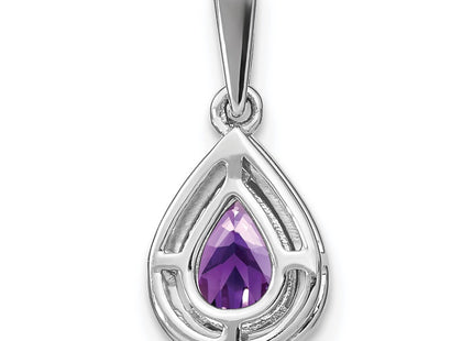 14k White Gold Pendants Style PM7052 - Classique Jewelry Inc.