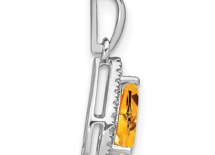 14k White Gold Pendants Style PM7052 - Classique Jewelry Inc.