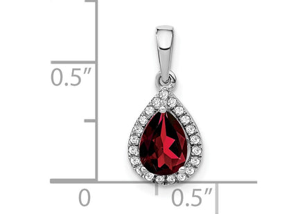 14k White Gold Pendants Style PM7052 - Classique Jewelry Inc.