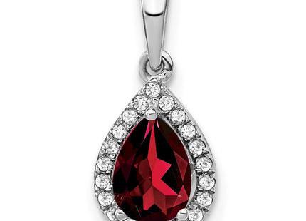 14k White Gold Pendants Style PM7052 - Classique Jewelry Inc.