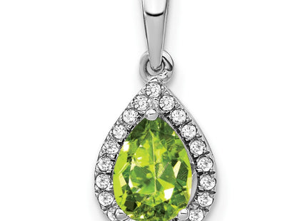 14k White Gold Pendants Style PM7052 - Classique Jewelry Inc.