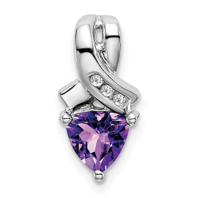14k White Gold Pendants Style PM7053 - Classique Jewelry Inc.