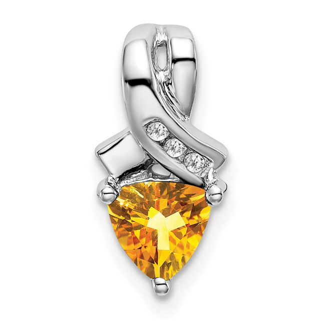 14k White Gold Pendants Style PM7053 - Classique Jewelry Inc.