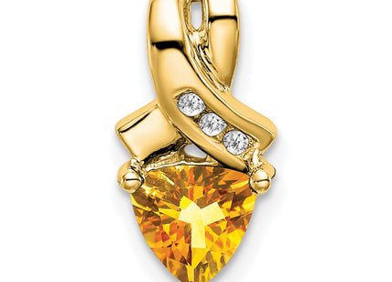 14k Yellow Gold Pendants Style PM7053 - Classique Jewelry Inc.