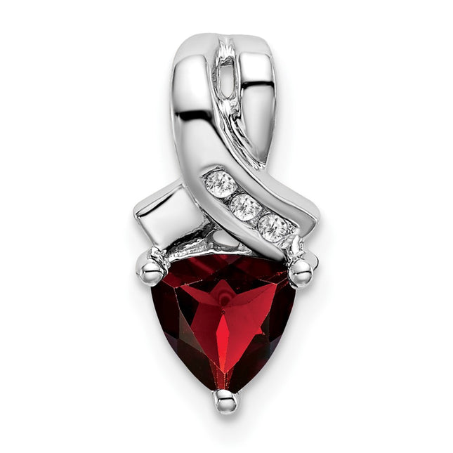 14k White Gold Pendants Style PM7053 - Classique Jewelry Inc.