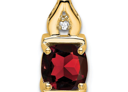 14K gold diamond pendant