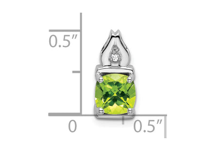 14k White Gold Pendants Style PM7054 - Classique Jewelry Inc.