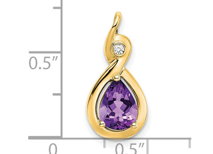 14k Yellow Gold Pendants Style PM7055 - Classique Jewelry Inc.