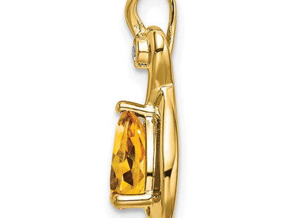 14k Yellow Gold Pendants Style PM7055 - Classique Jewelry Inc.