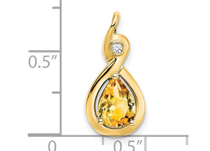 14k Yellow Gold Pendants Style PM7055 - Classique Jewelry Inc.