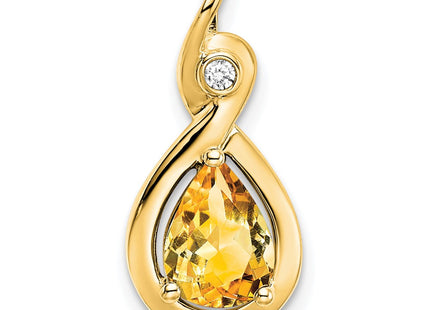 14k Yellow Gold Pendants Style PM7055 - Classique Jewelry Inc.