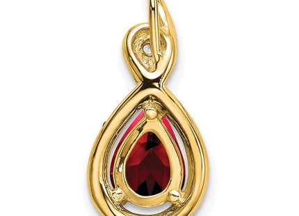 14K gold diamond pendant, further view