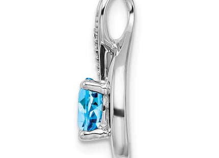 14k White Gold Pendants Style PM7056 - Classique Jewelry Inc.